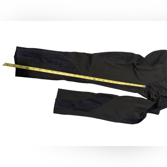 NWT BCBGMaxAzria Leggings Athletic Pants Allegra Yoga Black Blue MED - Picture 14 of 16